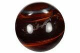1.2" Polished Red Tiger's Eye Sphere - Photo 2